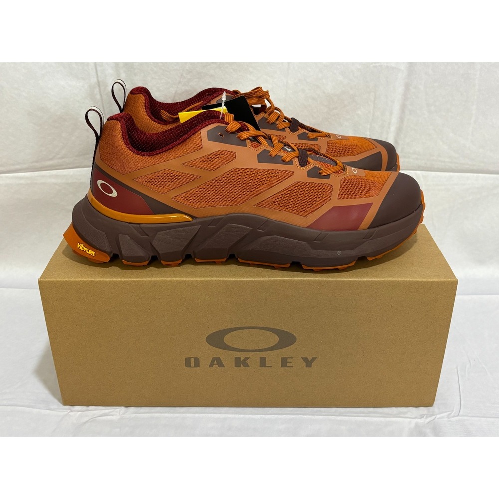Oakley Light Breathe Sneakers Mens Orange Lace Up Low Top Comfort Outdoor 10 NWB